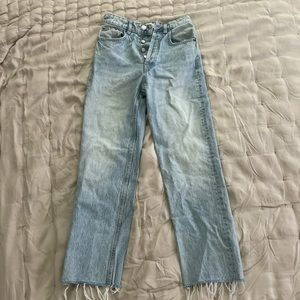 Zara light wash jeans